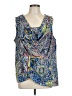 Sunny Leigh Blue Sleeveless Blouse Size L (petite) - photo 1
