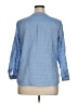 Talbots 100% Cotton Blue 3/4 Sleeve Blouse Size XL - photo 2