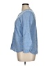 Talbots 100% Cotton Blue 3/4 Sleeve Blouse Size XL - photo 5