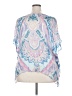 Unbranded Blue 3/4 Sleeve Blouse Size 5X (estimated) - photo 2
