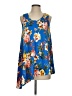 Agnes & Dora Blue Sleeveless Blouse Size S - photo 1