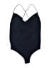 Intermix 100% Rayon Solid Black Bodysuit Size M - photo 2