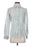 Tommy Hilfiger Floral Teal Long Sleeve Blouse Size S - photo 1