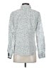 Tommy Hilfiger Floral Teal Long Sleeve Blouse Size S - photo 2