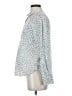 Tommy Hilfiger Floral Teal Long Sleeve Blouse Size S - photo 5