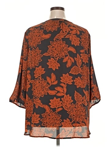 Maurices 3/4 Sleeve Blouse (view 2)