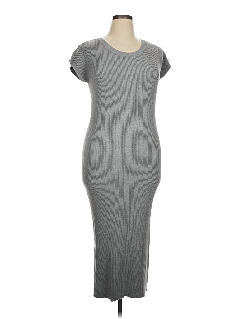 Pre-owned Neiman Marcus Casual Dress In Gray