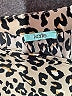 Karlie 100% Polyester Animal Print Tan Long Sleeve Blouse Size M - photo 7