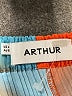 Arthur 100% Polyester Print Orange Casual Pants Size 4 - photo 7