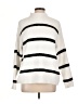 retrology 100% Polyester Stripes White Pullover Sweater Size L - photo 1