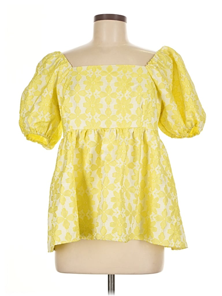 Pre-owned Entro Casual Dress In Yellow
