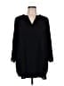 Maurices 100% Polyester Black 3/4 Sleeve Blouse Size L - photo 1
