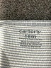 Carter's 100% Cotton Stripes Gray Short Sleeve Onesie 12-18 MO / 18 MO - photo 3