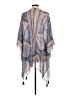Cato 100% Polyester Blue Poncho Size L - photo 2