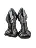 Nina Metallic Silver Heels Size 6 1/2 - photo 2