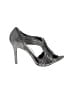 Nina Metallic Silver Heels Size 6 1/2 - photo 1