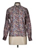 Oxford Paisley Blue Long Sleeve Button-Down Shirt Size 10 - photo 1