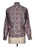 Oxford Paisley Blue Long Sleeve Button-Down Shirt Size 10 - photo 2