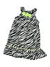 Basic Editions 100% Cotton Animal Print Green Dress Size M (kids) - photo 1