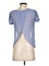 Pins and Needles 100% Polyester Blue Short Sleeve Blouse Size XS - photo 2