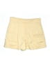 MNG Solid Yellow Shorts Size 4 - photo 1