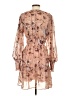 o.p.t 100% Polyester Paisley Tan Casual Dress Size S - photo 2