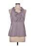 Ann Taylor Gray Sleeveless Blouse Size 10 (petite) - photo 1