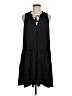 Max Studio Solid Black Casual Dress Size M - photo 1