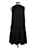 Max Studio Solid Black Casual Dress Size M - photo 2