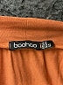 Boohoo Solid Orange Cocktail Dress Size 10 - photo 7