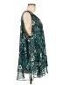 Lane Bryant 100% Polyester Paisley Floral Teal Sleeveless Blouse Size 24 waist - photo 4
