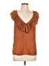 Evereve 100% Polyester Brown Sleeveless Blouse Size L - photo 1