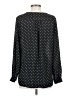 Pleione 100% Polyester Polka Dots Black Long Sleeve Blouse Size S - photo 2