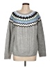 Halogen Chevron-herringbone Gray Pullover Sweater Size L - photo 1