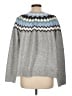 Halogen Chevron-herringbone Gray Pullover Sweater Size L - photo 2