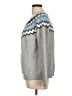 Halogen Chevron-herringbone Gray Pullover Sweater Size L - photo 5