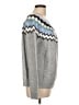 Halogen Chevron-herringbone Gray Pullover Sweater Size L - photo 4