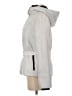 Express 100% Polyester Solid Silver Snow Jacket Size S - photo 5