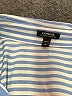 Express Stripes Blue Long Sleeve Blouse Size XS - photo 7