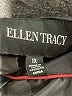 Ellen Tracy 100% Polyester Argyle Black Coat Size 1X - photo 6