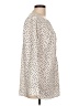 Talbots Polka Dots Ivory Long Sleeve Blouse Size 12 - photo 4