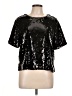 Good American Black Short Sleeve Top Size Lg (3) - photo 1