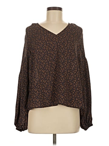 All in Favor Long Sleeve Blouse (view 1)