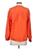Boden 100% Linen Orange Long Sleeve Blouse Size 4 - photo 2