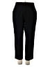 Haggar Solid Black Casual Pants Size 18w short - photo 1