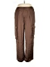 DG^2 by Diane Gilman 100% Polyester Brown Cargo Pants Size 16 (petite) - photo 1