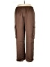 DG^2 by Diane Gilman 100% Polyester Brown Cargo Pants Size 16 (petite) - photo 2