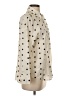 Zara Polka Dots Ivory Long Sleeve Blouse Size XS - photo 4