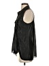 Guess Black Sleeveless Button-Down Shirt Size S - photo 5