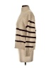 Moon River Stripes Tan Turtleneck Sweater Size XS - photo 5